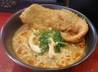 「バラカツカレー麺」@高円寺らー麺しんやの写真