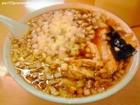 「ちゃーしゅーめん+薬味(たまねぎ)増し (980円)」@ぐうらーめんの写真