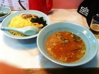 「からしつけ麺（中盛り）」@大雄ラーメン 南加瀬店の写真