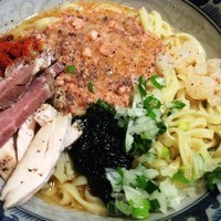 「【限定】塩辛まぜそば」@麺や 蒼 AOIの写真