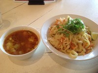 「トムヤムクンつけ麺　850円」@ガハハ食堂の写真