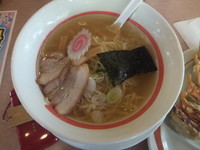 「塩らーめん421円＆ギョーザ216円(携帯クーポンで無料」@幸楽苑 沼南町店の写真