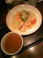 「肉みそ野菜つけ麺５９０円」@長崎ちゃんぽん リンガーハット 渋谷道玄坂店の写真