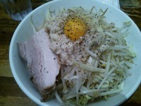 「まぜそば（塩）　全増し　700円」@麺処 MAZERUの写真