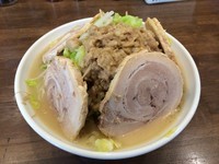 「爆麺小（750円）＋豚まし（300円）」@爆麺亭 所沢店の写真
