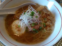 「味玉濃厚魚介豚骨ラーメン　￥800」@麺匠 竹中の写真