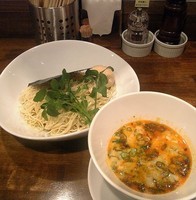 「担担つけ麺+半熟煮玉子」@創作麺工房 鳴龍の写真