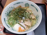 「油そば、大盛り」@熱烈中華食堂 日高屋 中野店の写真