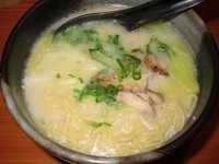 「とり白湯めん　302円」@鳥貴族 浅草店の写真