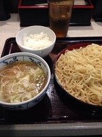 「鶏塩つけ麺 大盛り」@無双 蒲田南店の写真