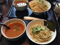 「つけ麺（並）＋辛増し」@ブラウンの写真