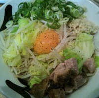 「【新メニュー】油そば  ７８０円」@ラーメン天天の写真