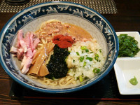 「（限定）塩辛まぜそば￥８５０」@麺や 蒼 AOIの写真