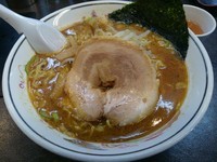 「ニンニクラーメン　（大盛り）」@ハルピンラーメン 松本並柳店の写真
