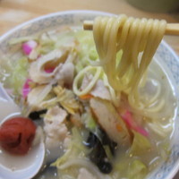 「長崎ちゃんぽん 800円（梅干し喰い放題）」@長崎の写真