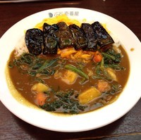 「ポークカレー野菜三昧＋スクランブルエッグ（￥1,162）」@カレーハウスCoCo壱番屋 栄錦通店の写真