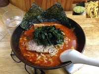 「辛し肉そば 大辛＋替玉バトル」@男の花道の写真