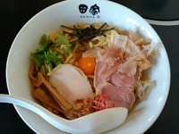 「【春季限定】濃厚うに醤油のあえそば ￥850」@中華そば 田家 本店の写真