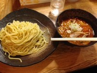 「辛みみそつけ麺中盛り」@つけ麺屋 やすべえ 秋葉原店の写真