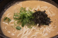 「かけらーめん雲丹搾」@鮮魚らーめん 五ノ神水産の写真