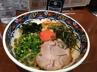 「【春の限定】明太まぜそば¥800+ホッピー¥400」@篤之助の写真