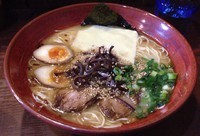 「ラーメン大盛＋チーズ＋ラーユご飯」@分田上の写真