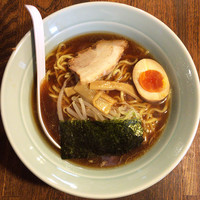 「醤油（太麺）」@みぞのくち野郎の写真