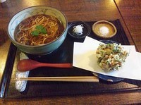 「かけそば　かき揚げ」@そば遊歩の写真