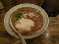 「烏賊干し鶏白湯醤油そば」@新橋 纏の写真