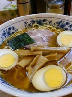 「煮玉子ラーメン（小）730円」@麺屋ごとうの写真