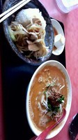 「火曜ランチ　担々麺　生姜焼き」@珍來 ちはら台店の写真