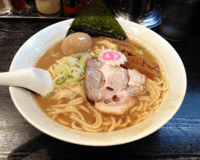 「らーめん煮玉子入り（700円）」@大勝軒まるいち 赤羽店の写真