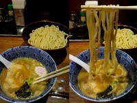 「つけめん並盛850円」@六厘舎 大崎店の写真