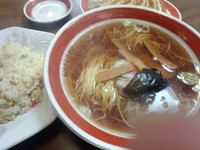 「半チャーハンセット750円」@中華料理 昇龍の写真