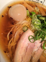 「我流旨味ソバ（醤油）味玉、潮の旨味ソバ（塩）」@THE FINEST NOODLES EL DORADOの写真