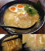 「濃厚鶏白湯 味玉のせ（塩） 850円」@麺屋 鶏翔の写真