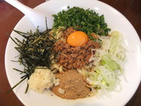 「【限定】まぜそば」@UNDER GROUND RAMENの写真