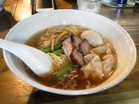 「ワンタン麺三個820」@らーめん穀雨の写真