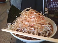 「ねぎラーメン　大盛り」@つけ麺 アメミ屋の写真