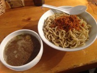 「激辛つけ麺（大盛り）、880円（同額）」@魚介とんこつらーめん 晴れ空の写真