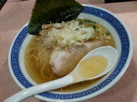 「【鶏節塩そば(細麺・130g)750円】→600円」@特級豚骨 中華そば湊生の写真