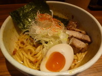 「辛海老汁なし」@汁なし破顔の写真