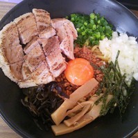 「まぜ味噌つけ麺（激辛バージョン）　８００円」@へべれ家の写真