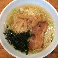 「朝の中華そば・塩￥550円」@つけめん TETSU 所沢店の写真