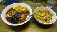 「ラーメン（550円）＋味付け玉子（100円）＋ねぎめし」@藍華の写真