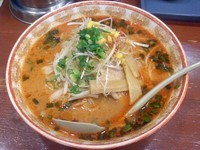 「ヤンニンジャンラーメン、大盛」@らーめん処 キングコングの写真