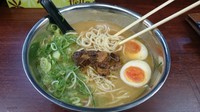 「鶏白湯垃麺」@極麺の写真