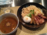 「特製濃厚魚介つけ麺、1050円」@麺匠 竹中の写真