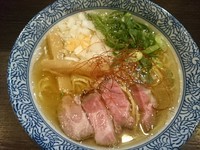 「【夜限定】塩煮干しそば ￥800」@麺処 ほん田 nijiの写真