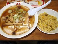 「喜多方チャーシューメン　820円＋ミニチャーハン　108円」@喜多方ラーメン 来夢 喜多方本店の写真